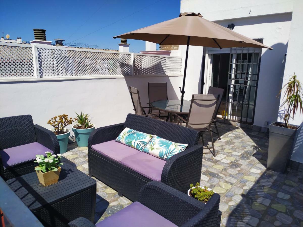 Charming Terrace - Sunny Chill Out Terrace Apartment Seville Ngoại thất bức ảnh